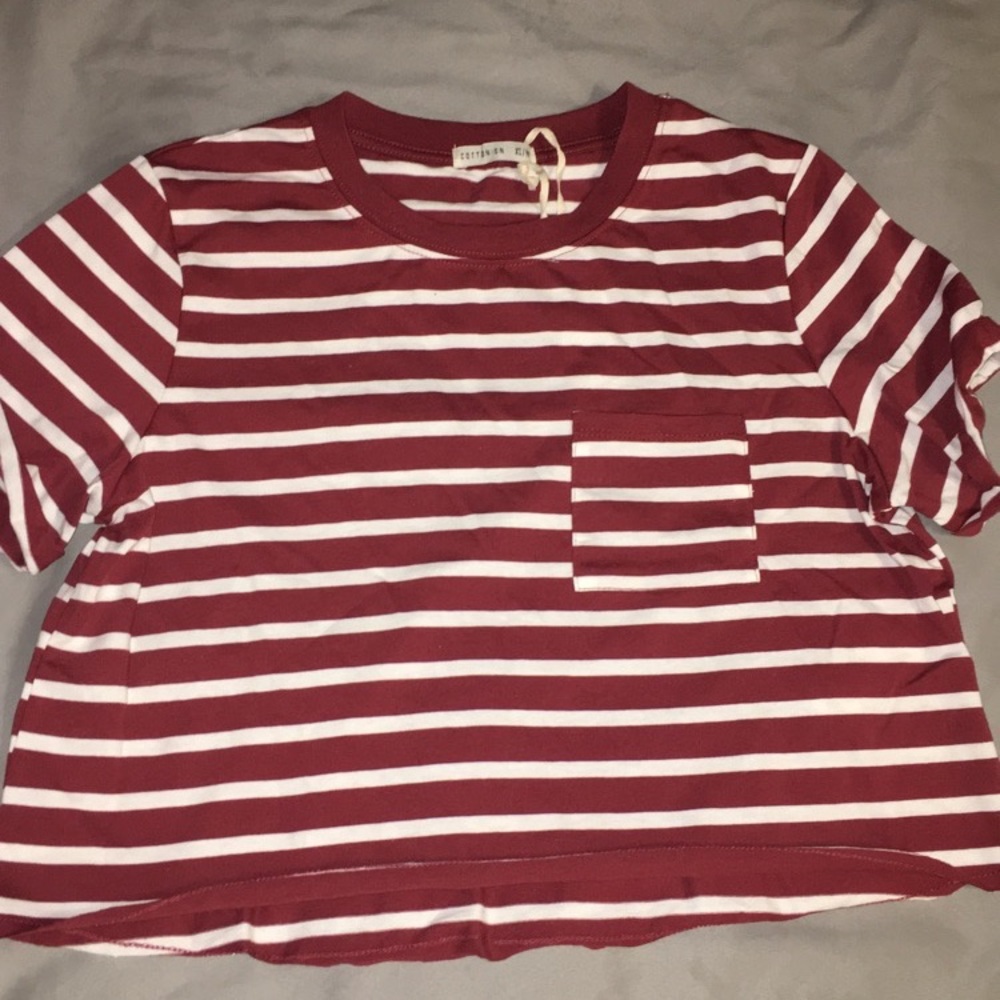 Striped Crop Top From Cotton On